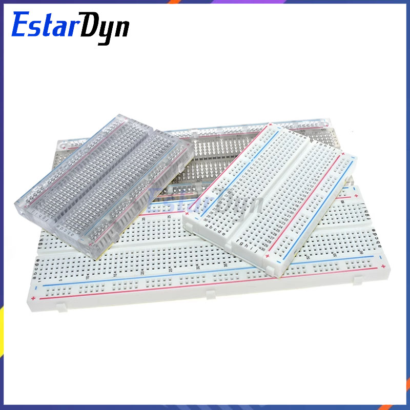Breadboard 400 Point - Estardyn MB102 Papan Sirkuit Tanpa Solder