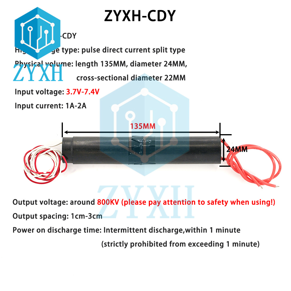 Boost Converter - Generator tegangan tinggi 3.7 v-7.4 V