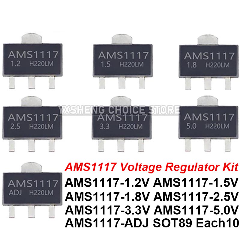 Ams1117 Module - 70PCS = 7 Jenis * 10PCS