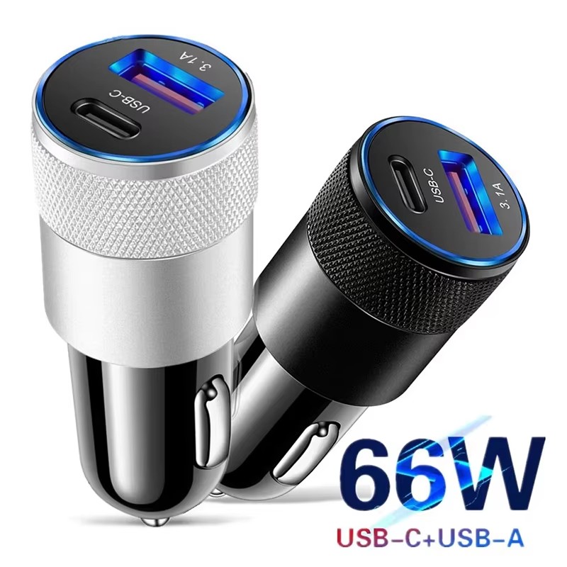 Usb C Cable - Pengisi Daya Mobil USB 66W Tipe