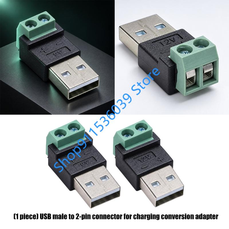 Screw Terminal Block - 45BB 9V 12V USB 2.0 Tipe