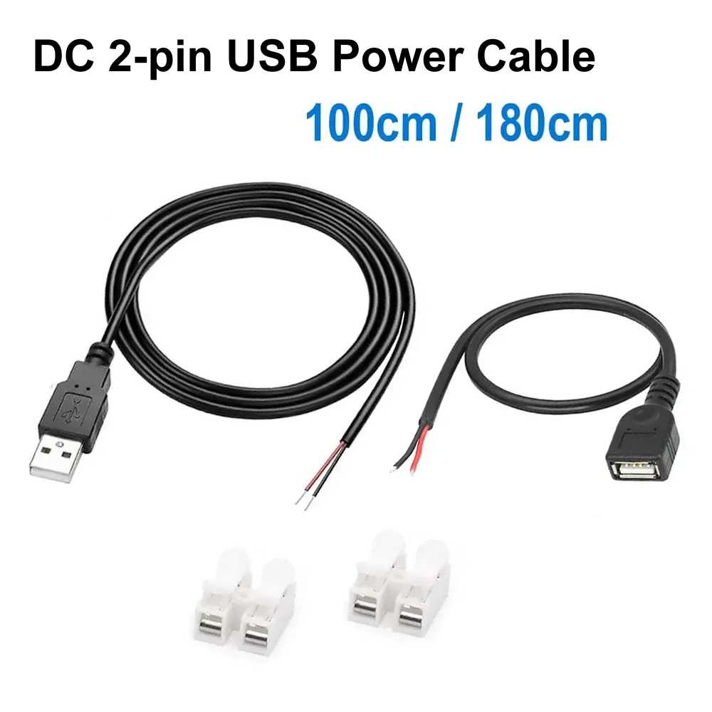 Ipex Connector - DC 2-Pin Kabel Daya USB USB