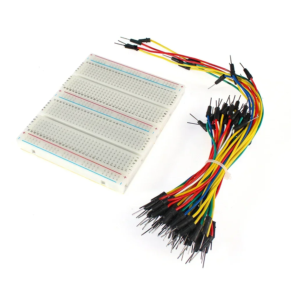Breadboard 400 Point - 400/750/830Tie DIY PCB Breadboard Kit Jumper