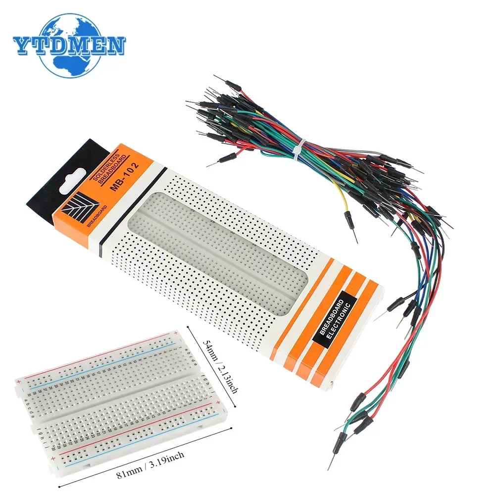 Breadboard 400 Point - MB-102 Breadboard 400 830 poin Solderless