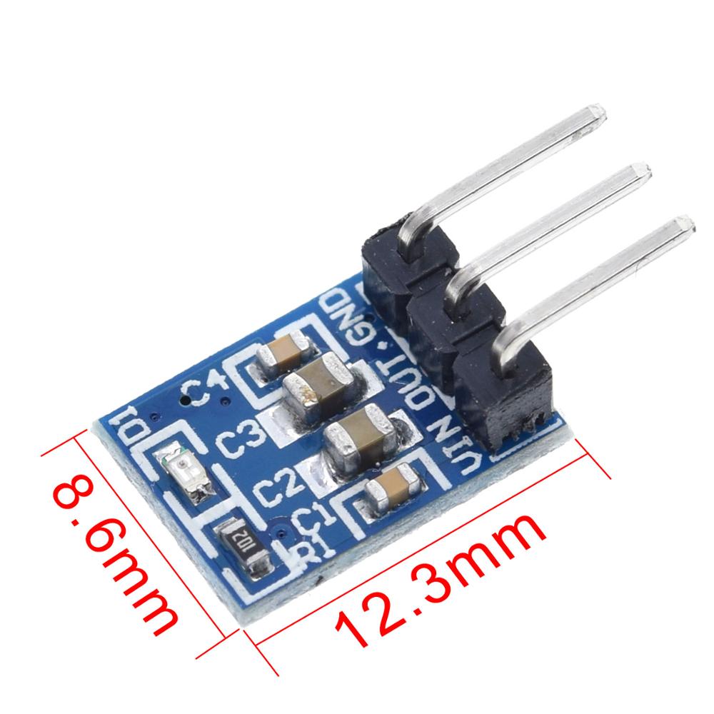 Ams1117 Module - 1/5/10 Buah 5V Hingga 3.3V untuk