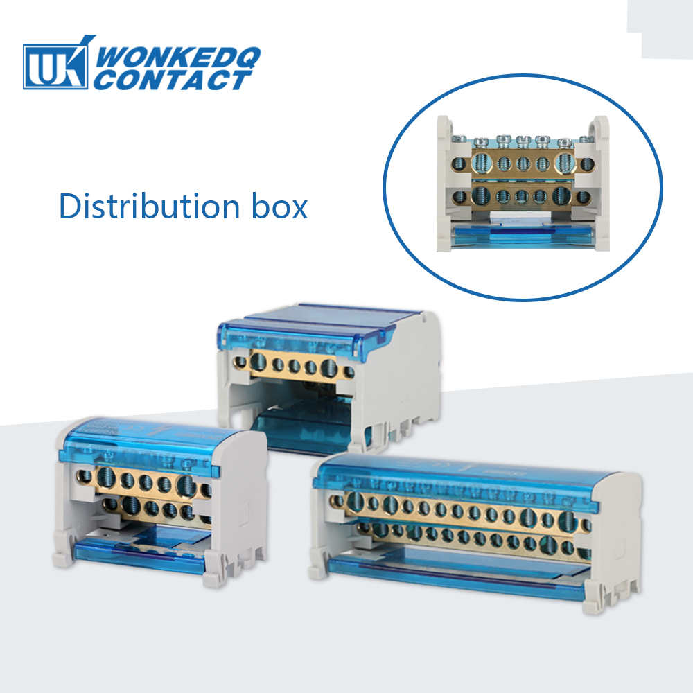 Screw Terminal Block - Blok Terminal rel Din WKH-207/211/215/407/411/415 blok