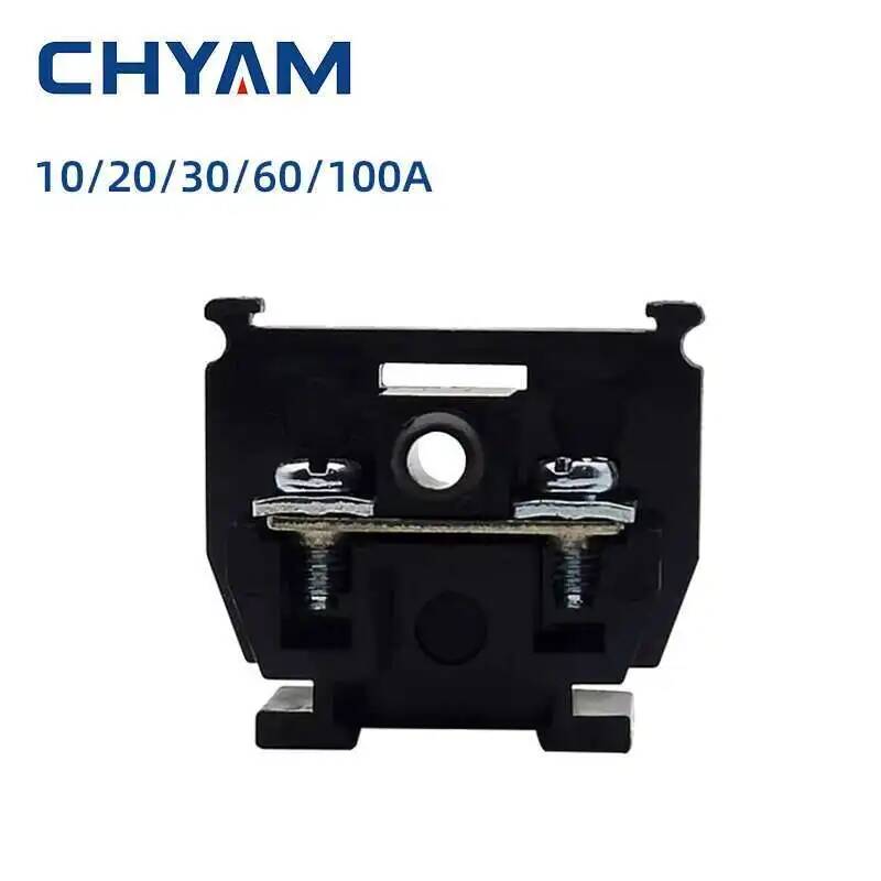 Screw Terminal Block - Blok Terminal Hitam TBC 10/20/30/60/100A 600V