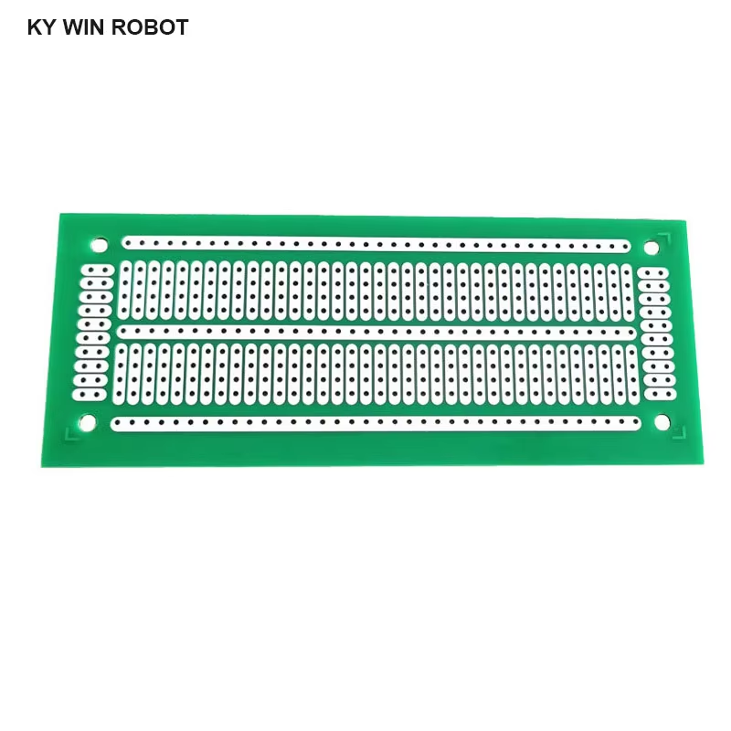 1 buah DIY 4.7*11.6CM hijau si - Pcb Prototyping Board ulasan dan harga