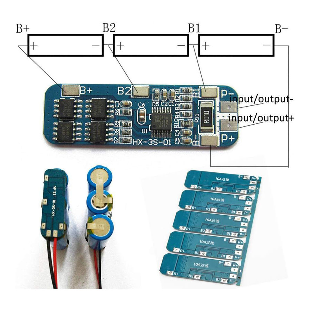 3S 12V 10A 18650 Papan Pelindu - Li Ion Charger Module ulasan dan harga