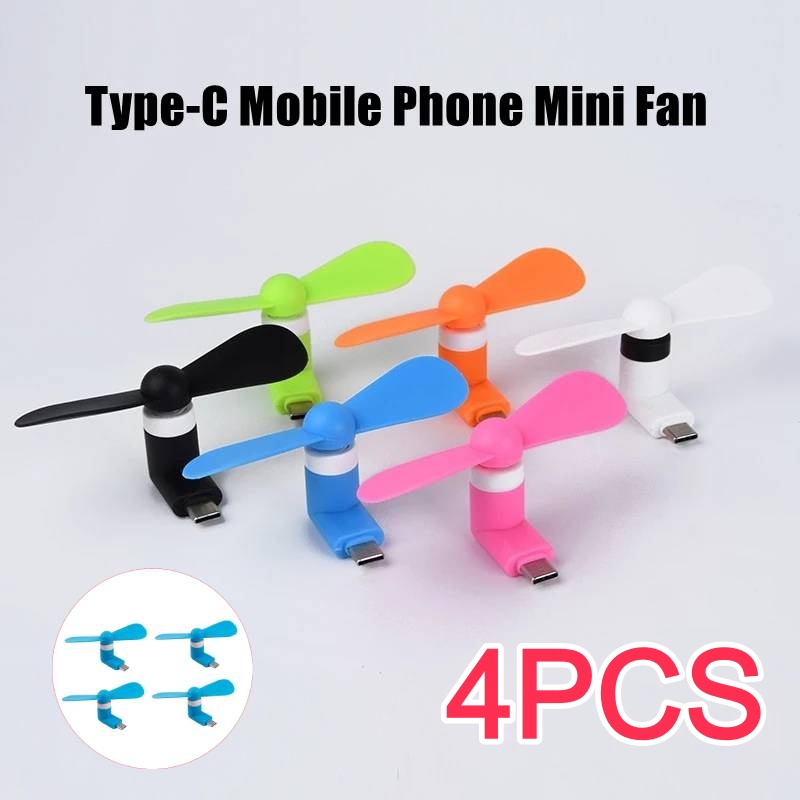 4/2/1Pcs Kipas Mini Portabel T - Micro Usb Cable ulasan dan harga