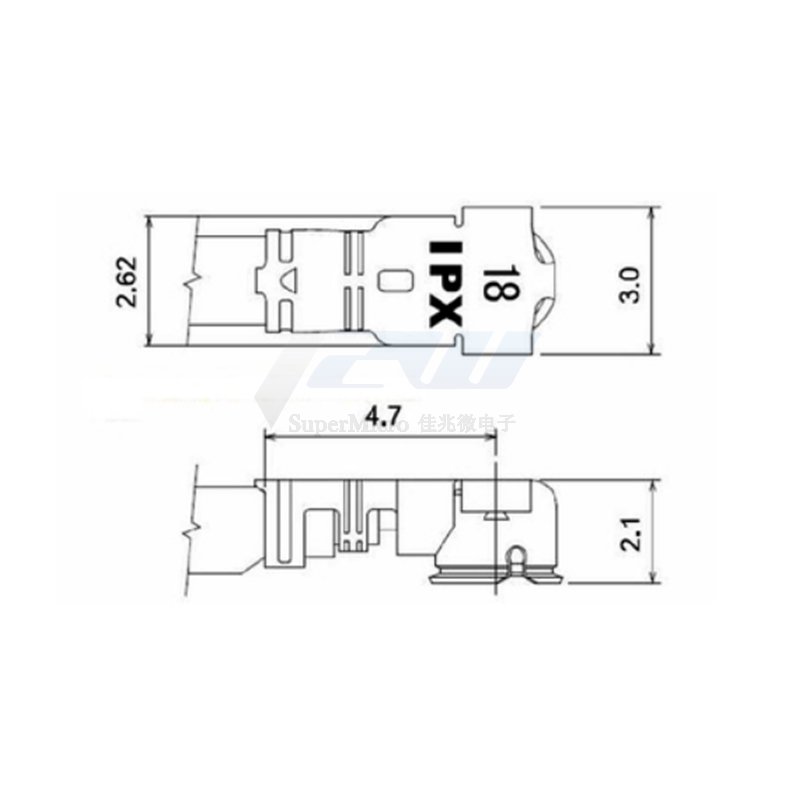 RF U.FL/IPX IPX1 UFL ke RP-SMA - Ipex Connector ulasan dan harga