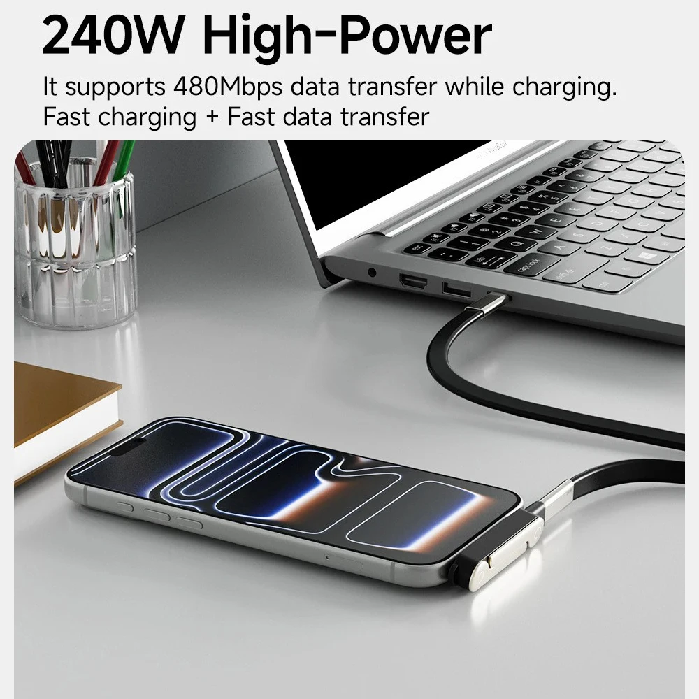 Kabel Charger USB Type C Flat  - Usb C Cable ulasan dan harga