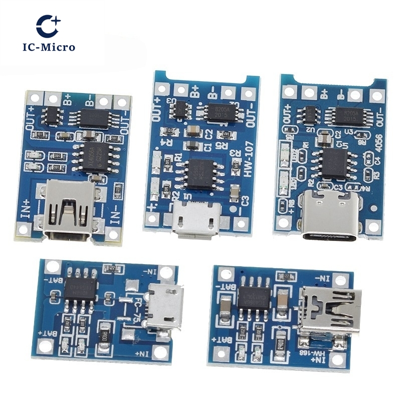 1/5 Buah 5V 1A Micro/Tipe-c/Mi - Tp4056 Module ulasan dan harga