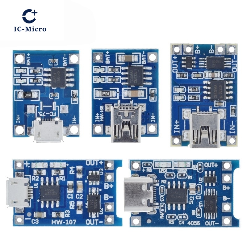 1/5 Buah 5V 1A Micro/Tipe-c/Mi - Tp4056 Module ulasan dan harga