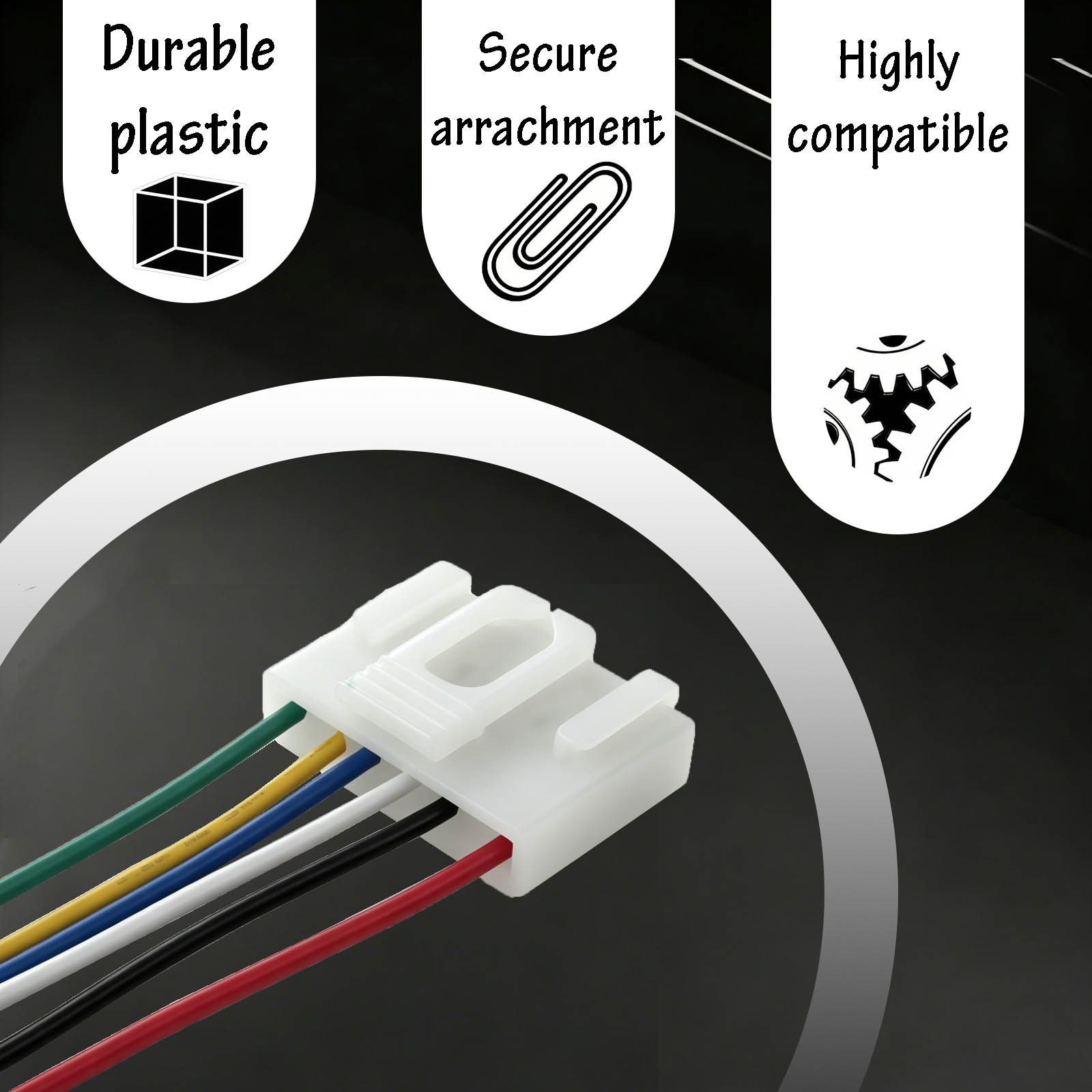 Konektor Lampu Belakang 6 Pin, - Jumper Wire Kit ulasan dan harga