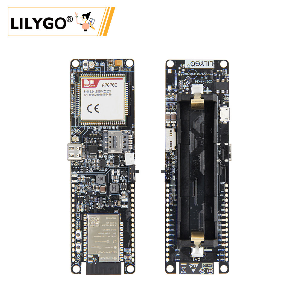 Modul LILYGO T-A7670E ESP32, M - Esp32 Battery Holder Lipo ulasan dan harga