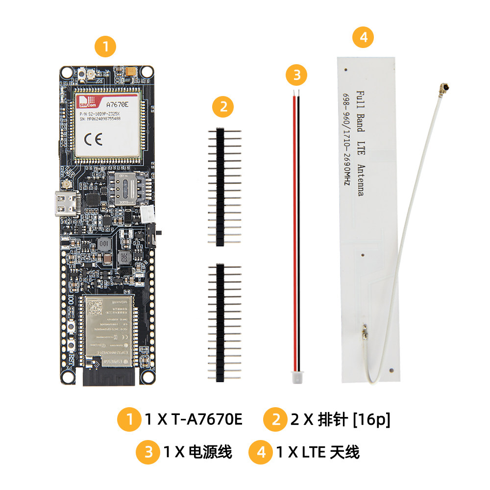 Modul LILYGO T-A7670E ESP32, M - Esp32 Battery Holder Lipo ulasan dan harga