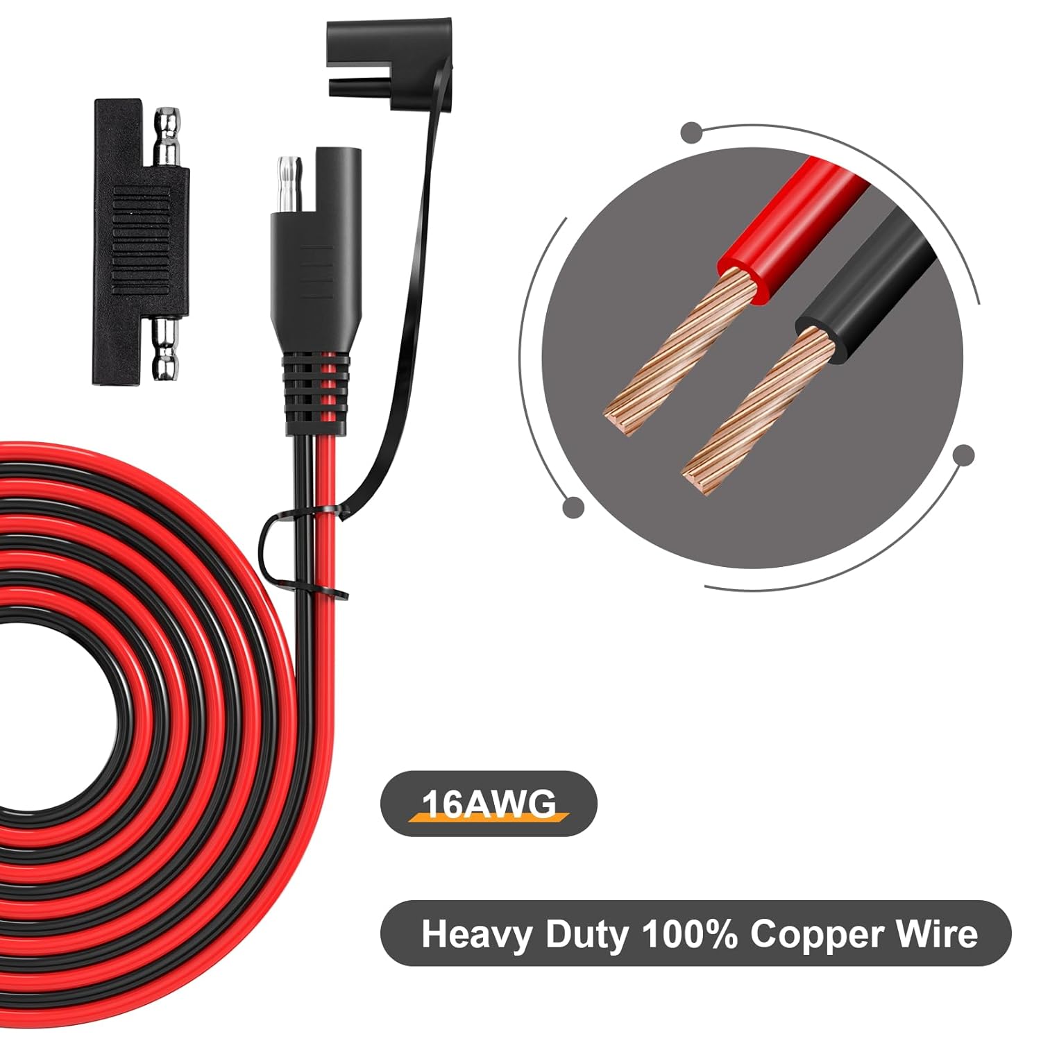 JMUYTOP 16AWG SAE Kabel Eksten - Ipex Connector ulasan dan harga