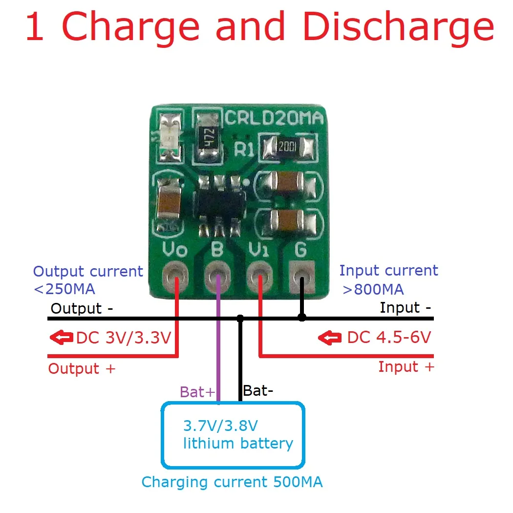 5X CRLD20MA Mini 2 in 1 Pengis - Li Ion Charger Module ulasan dan harga