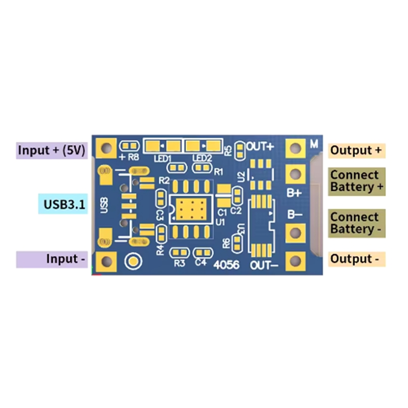 1-100 buah papan pengisi bater - Tp4056 Module ulasan dan harga