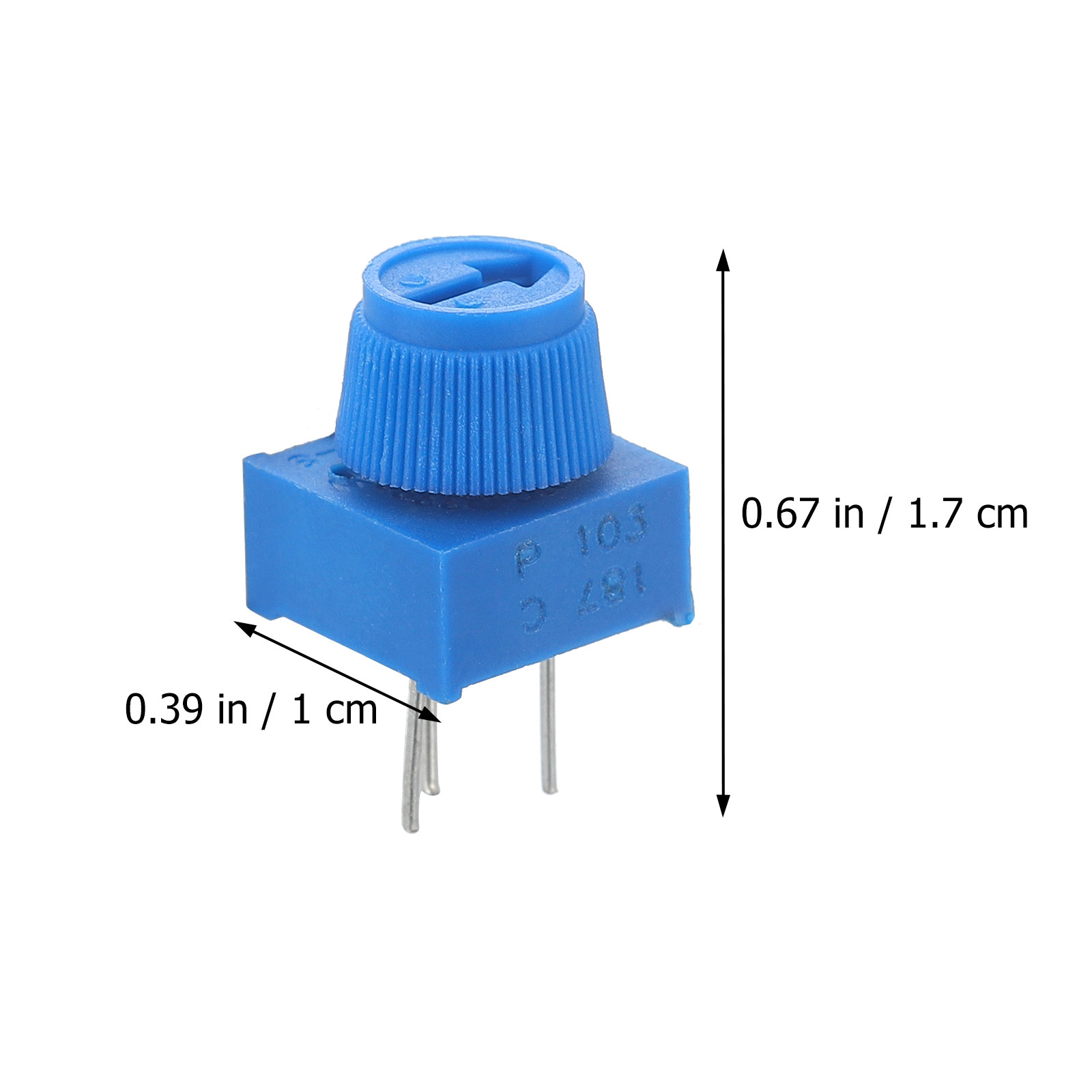 10 buah Potensiometer dengan R - Perfboard ulasan dan harga