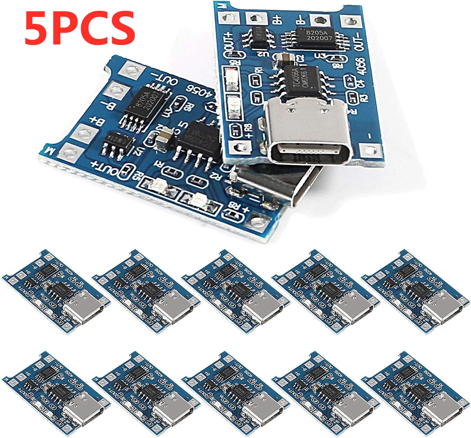 2/5 buah tipe-c mikro Mini 5V1 - Li Ion Charger Module ulasan dan harga