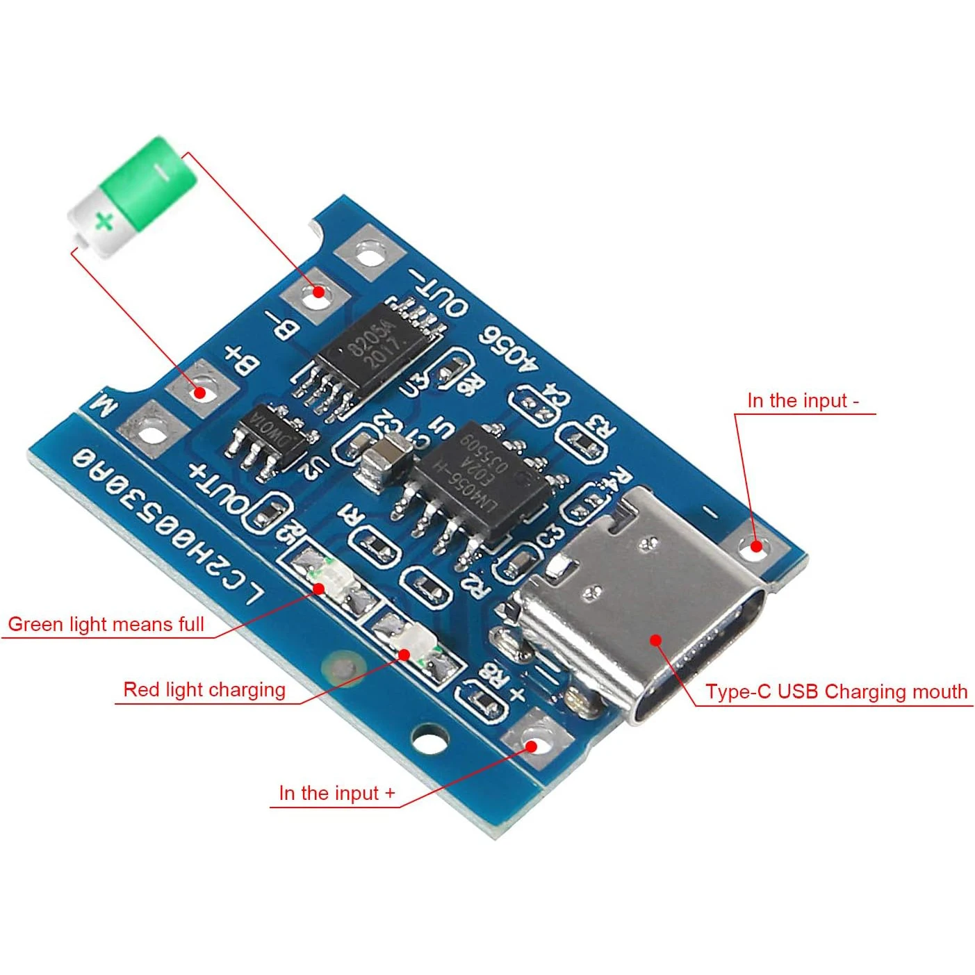 Papan Pengisi Daya Baterai Lit - Tp4056 Module ulasan dan harga