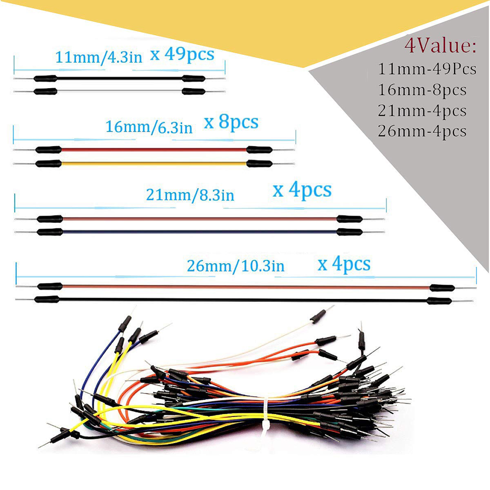 Kawat Jumper papan roti, Kit k - Breadboard 400 Point ulasan dan harga