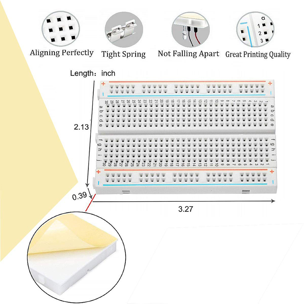 Kawat Jumper papan roti, Kit k - Breadboard 400 Point ulasan dan harga