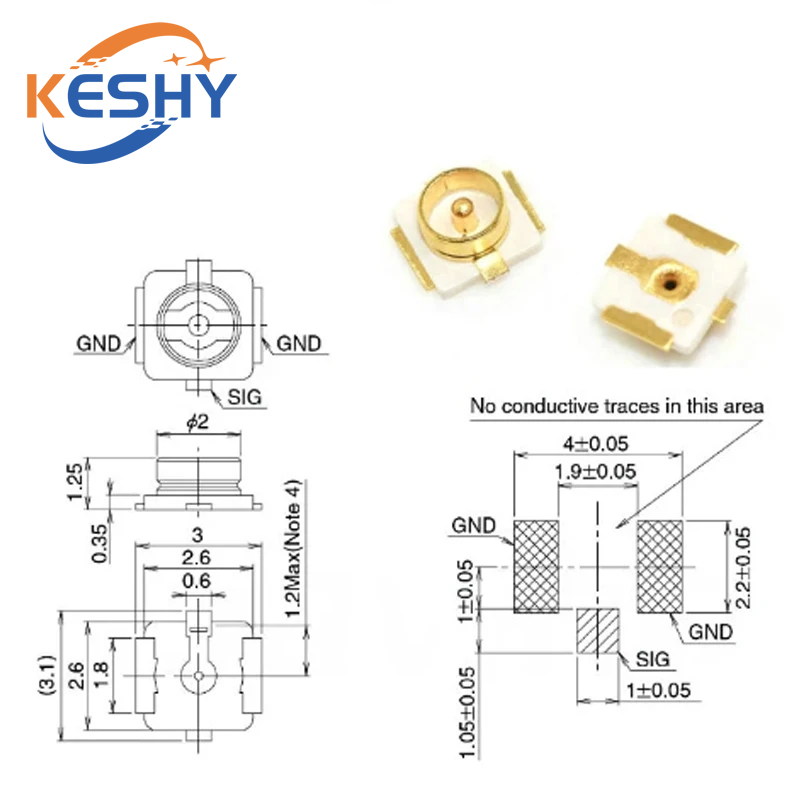 10 Buah U.FL-R-SMT U.FL IPEX / - Ipex Connector ulasan dan harga