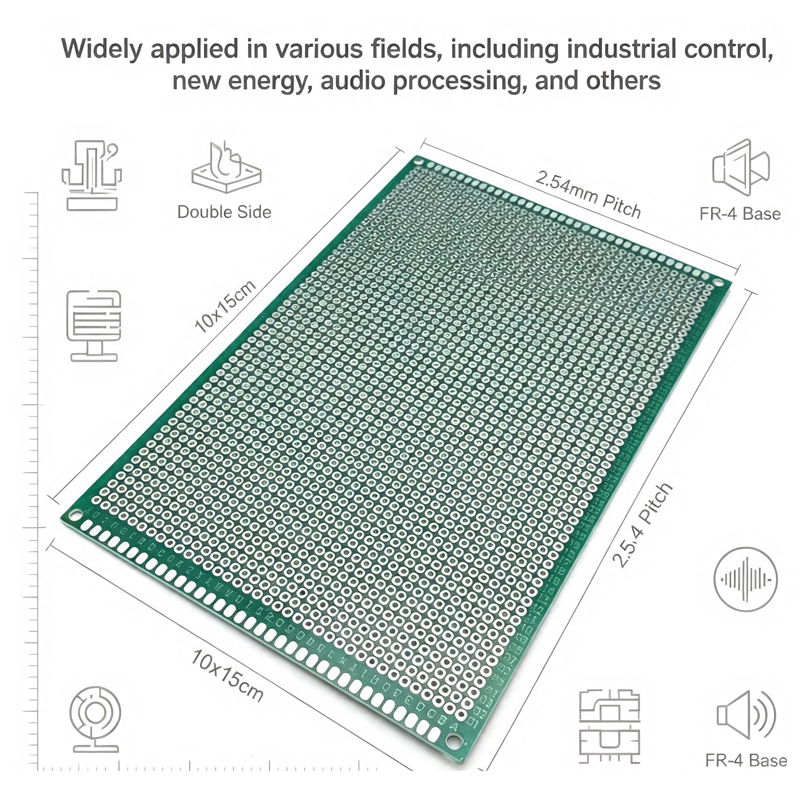 1 buah papan prototipe PCB uni - Pcb Prototyping Board ulasan dan harga