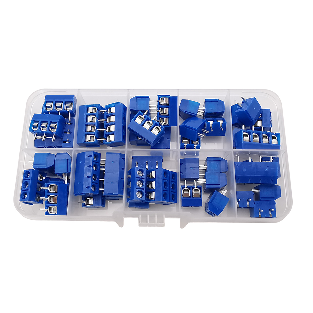 50 Buah/Kotak KF301 5Mm Pitch  - Screw Terminal Block ulasan dan harga